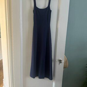 NWT Staud Paityn Navy Blue Knit Dress - size small